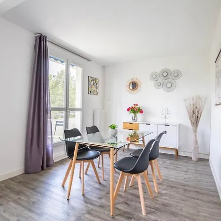 Appartamento Logement Cosy, Lumineux, Balcon Et Vue Sur Parc Tours